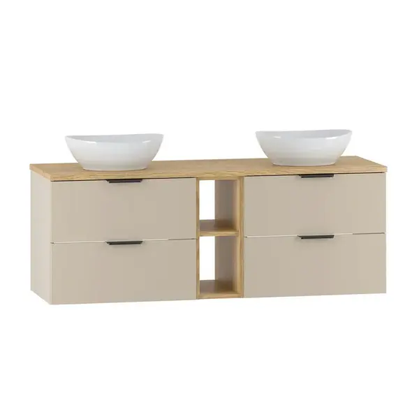 Petits-meubles DVOJUMYVADLO 140.6cm Astrid Kašmír a dřevo