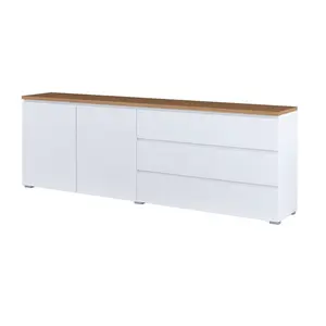 Petits-meubles SIDEBOARD Liko Bílá a dřevo