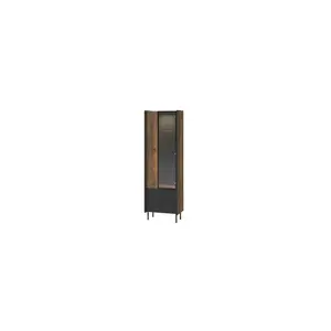 MASSENO VITRÍNA KREON 59/190,7/40 cm Hnědá