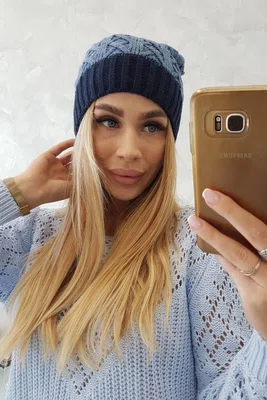 Kesi Bibiana fleecová čepice K264 navy blue+jeans