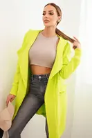 Zateplená kapuce s pistáciovou kapucí