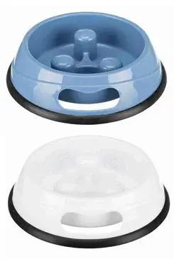 Miska plast proti hltání 0,9l 23cm mix barev Trixie