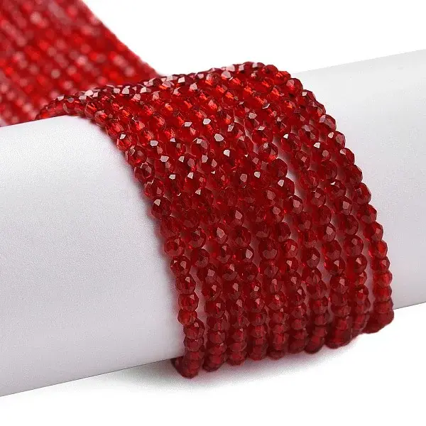 Transparent Glass Beads Strands