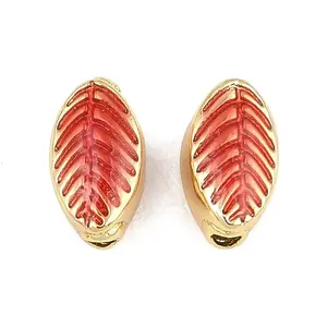 Brass Enamel Beads