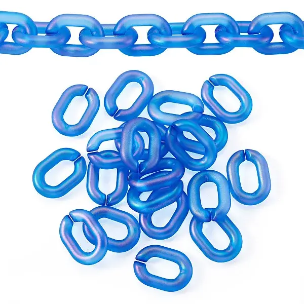 20Pcs Transparent Acrylic Quick Link Connectors