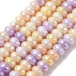 Electroplated Transparent Glass Beads Strands