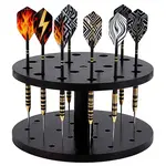 Desktop Round Wood Dart Racks