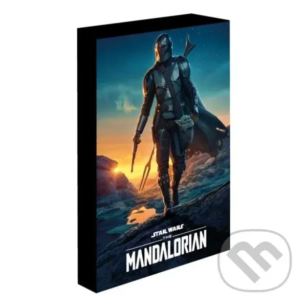 Obraz LED svietiaci 30x40 cm - Mandalorian