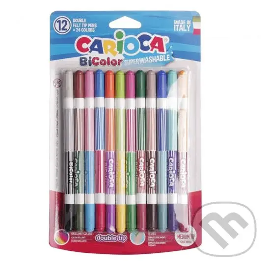 CARIOCA oboustranné fixy BiColor sada 12ks