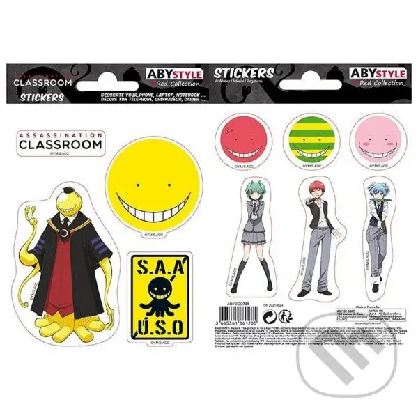 Sada samolepiek Assassination Classroom - Koro