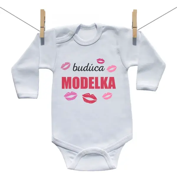 Boodyy Body s dlhým rukávom Budúca modelka 86 (12-18 mesiacov)