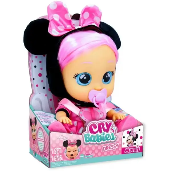 Interaktívna bábika Cry Babies Dressy Minnie 30cm-MOVEO