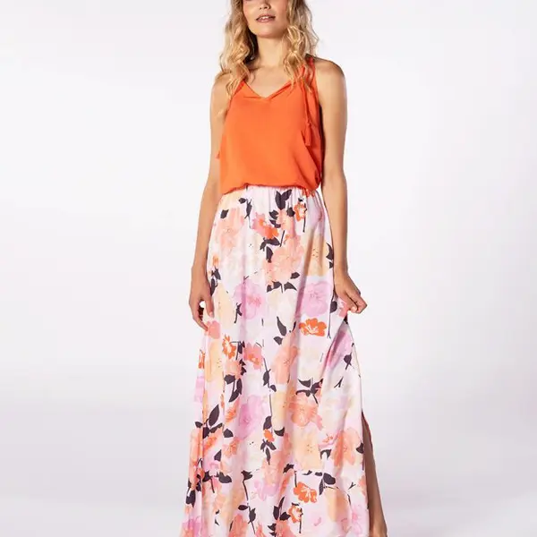 šaty Rip Curl ISLAND LONG DRESS Lila