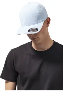Oděv Flexfit sepraná bavlněná tatínková čepice světlemodrá