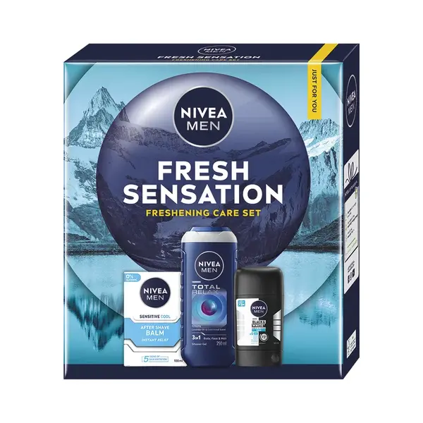 NIVEA MEN darčekové balenie plné ľadového osvieženia pre mužov
