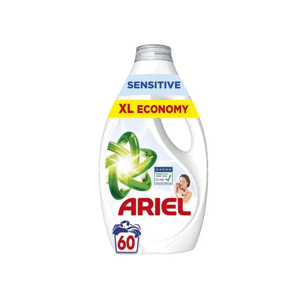 Ariel Sensitive prací gél, 60 praní