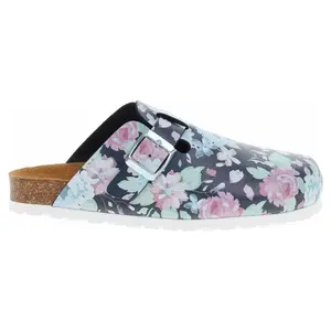 Dámské pantofle Bio Life 0005 Samba 621 blue-multi 37