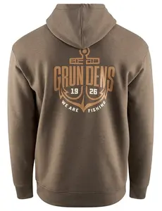 Grundéns mikina displacement dwr hoodie anchor otter heater - l