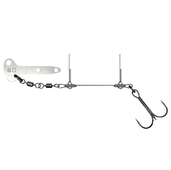 Savage gear návazec pro peg blade rig large 0,78 mm 23 kg 2 ks - 10 cm #1/0