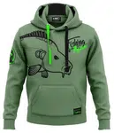 Hotspot design mikina fishing mania - s