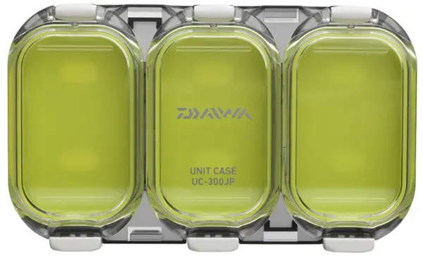 Daiwa vodotěsná krabička waterproof sealed unit case 300 zelená - 3 přihrádky