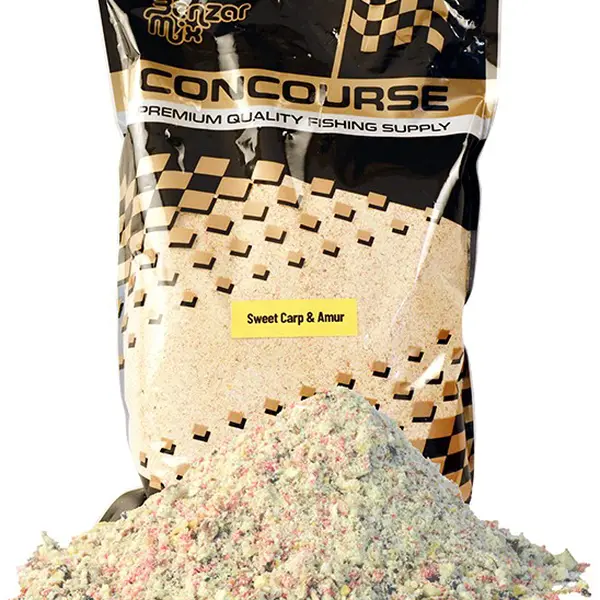 Benzar mix krmítková směs s peletkami concourse method 800 g - sweet carp a amur