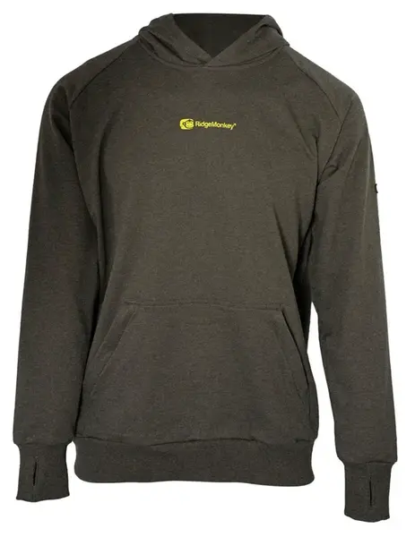 Ridgemonkey mikina apearel sportflex lightweight hoody green - m