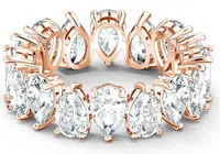 Swarovski Luxusní třpytivý prsten Vittore 5586163 55 mm