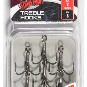 Fox rage trojháčky strike point treble hooks - 1/0