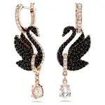 Swarovski Úchvatné labutí náušnice 2v1 s krystaly Iconic Swan 5678047