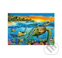 Diamantový obrázek - Želvy 30x40 cm
