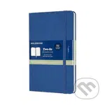 Moleskine - zápisník Two-go modrý (malý, čistý/linajkovaný)