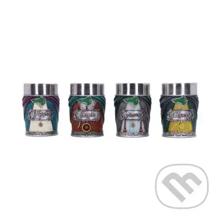 Pán prsteňov Sada panákov - Hobiti (Nemesis Now)