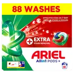 ARIEL Kapsle na praní Plus Extra Stain Box 88 praní, poškozený obal