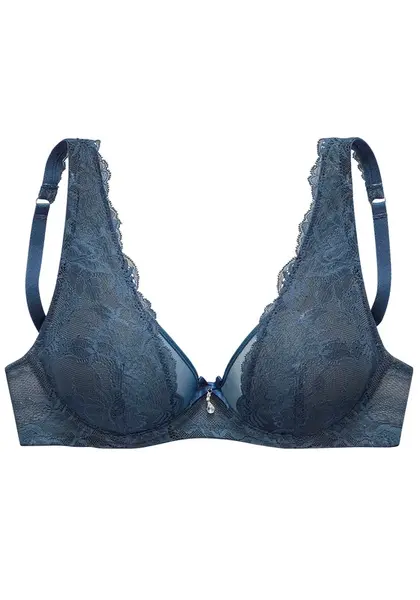 LASCANA Podprsenka  tmavomodrá