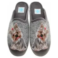 Dámské domácí pantofle Medi LIne 134-025 šedá 39