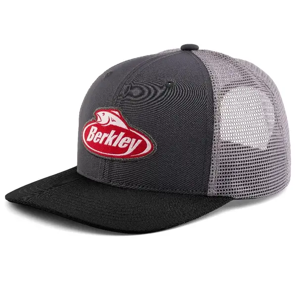 Berkley kšiltovka performance trucker cap charcoal black grey