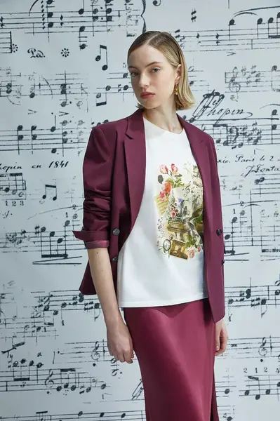 Bavlněné tričko Medicine dámské, béžová barva