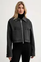 Bunda s příměsí vlny Nanushka