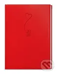 Denní diář 2026 David Vivella s ražbou A5 červená Srdce