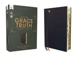 NASB, The Grace and Truth Study Bible (Trustworthy and Practical Insights), Leathersoft, Navy, Red Letter, 1995 Text, Thumb Indexed, Comfort Print