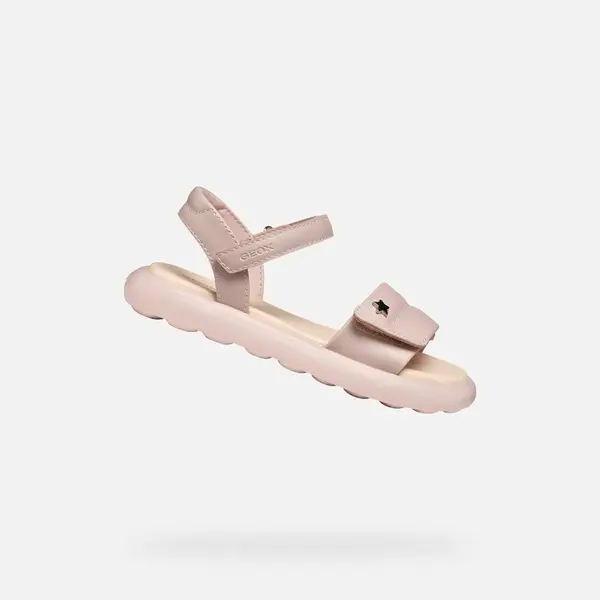 Old Pink Girls' Sandals Geox Puffypop - Girls