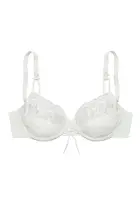 NUANCE Podprsenka  perlovo biela