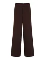 VILA Nohavice 'VIVARONE'  tmavohnedá