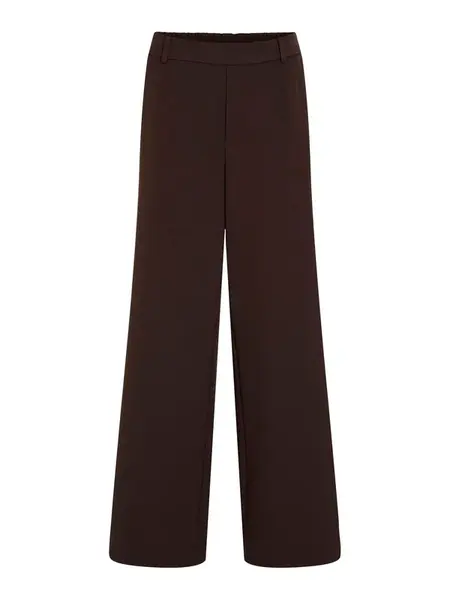 VILA Nohavice 'VIVARONE'  tmavohnedá