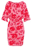 LASCANA Šaty  svetloružová / červená