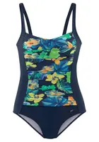 LASCANA Jednodielne plavky  modrá / žltá / zelená / oranžová