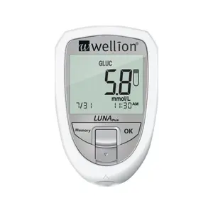 Wellion LUNA TRIO glukometr set bílý