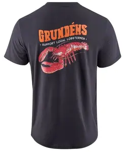 Grundéns tričko support lobstermen ss t-shirt black - xl
