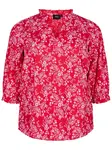 Zizzi Blúzka  ružová / červená
